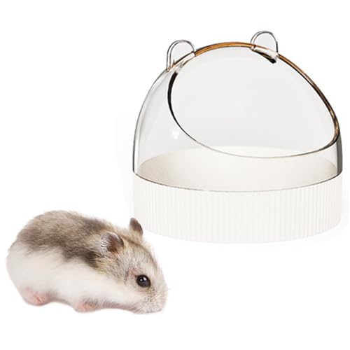 Auslaufsicherer Mäuse-Futternapf, waschbarer transparenter Napf für kleine Haustiere, rutschfester Hamster-Wasser-Futterspender, langlebige Tierfutterstation von Kapmore