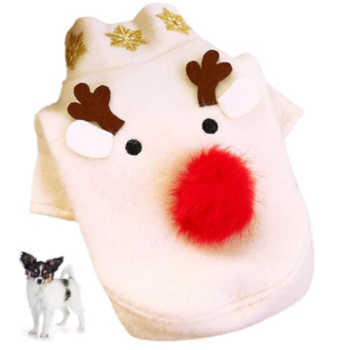 Bekleidung Herbst Dekoration Hund Mode Warm Weihnachten Haustier Weihnachten Herbst Niedlich Outfit Kleidung Weiches Kostüm von Kapmore