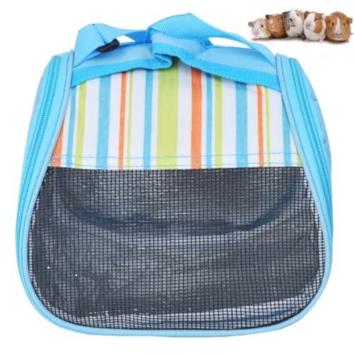 Belüftete Reisetasche für kleine Haustiere aus Netz: Schicke, tragbare Hamstertasche mit sicherem Reißverschluss von Kapmore