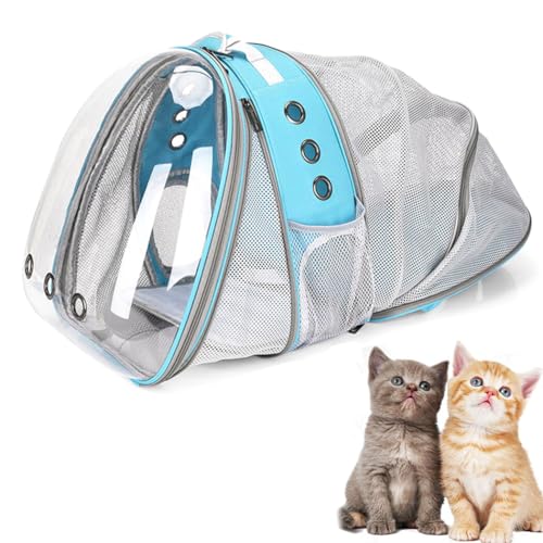 Ergonomischer, atmungsaktiver PVC-Haustier-Rucksack, leichte Hundetragetasche mit großer Kapazität und schützendem Design von Kapmore