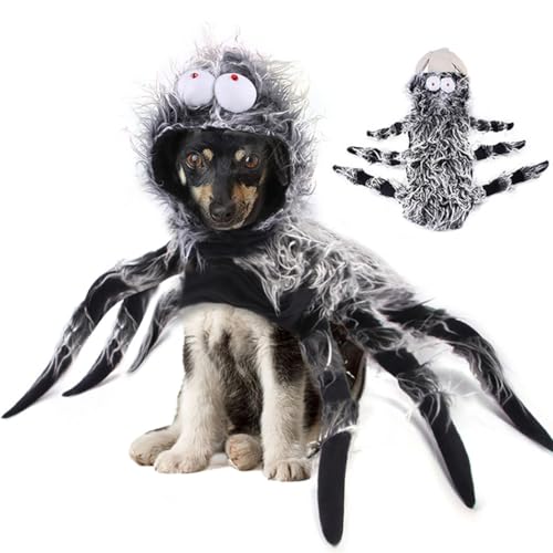 Halloween-Outfit Spinne Haustier Katze Kostüm Kreativität Bühne Dekoration Geschirr Baumwolle Verkleiden Cosplay Themenbedarf Hund von Kapmore
