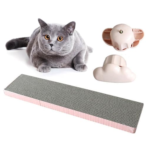 Haustiermöbelschutz und leichte Kratzunterlage für Katzen, wendbare Texturen mit Fixator-Design von Kapmore