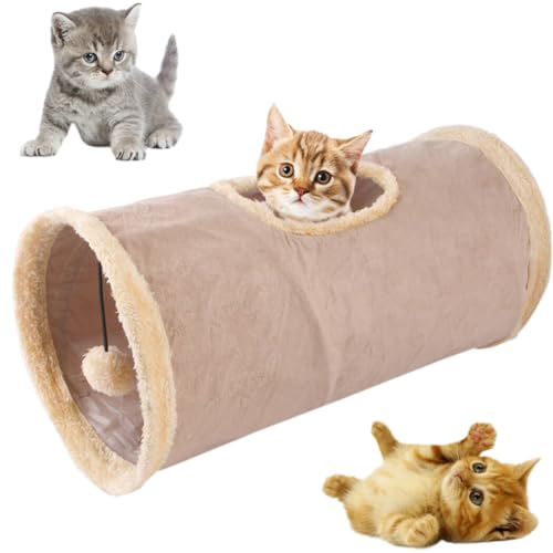 Kätzchen-Spielröhre, leicht, zusammenklappbar, knisternd, niedlich, weich, lustig, Training, Indoor-Tunnelübungen, Katze Kätzchen-Spielröhre, leicht, zusammenklappbar, knisternd, niedlich, weich, lustig, Training, Indoor-Tunnelübungen, Katze von Kapmore