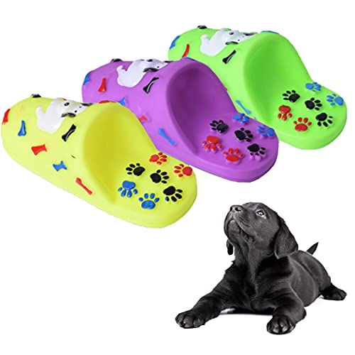 Kapmore Bissfestes Hundespielzeug Quietschspielzeug Slipperform Interaktives Haustier Kauspielzeug für Indoor/Outdoor Spielen Langlebig für Aggressive Kauer Kapmore Bissfestes Hundespielzeug Quietschspielzeug Slipperform Interaktives Haustier Kauspielzeug für Indoor/Outdoor Spielen Langlebig für Aggressive Kauer von Kapmore
