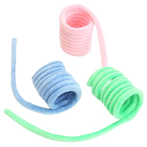 Kapmore Buntes Kätzchen-Kauspielzeug: niedlich, weich, 3 Stück, lustig, Plüsch, dehnbar, leicht, Spielzeug, Katzenminze, unterhaltsames Indoor-Spielzeug für Katzen Kapmore Buntes Kätzchen-Kauspielzeug: niedlich, weich, 3 Stück, lustig, Plüsch, dehnbar, leicht, Spielzeug, Katzenminze, unterhaltsames Indoor-Spielzeug für Katzen von Kapmore