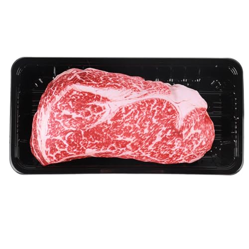Kapmore Haustierspielzeug zum Zahnen mit Quietscher, interaktive und gefüllte Steakform, langlebiges Hundekauen Kapmore Haustierspielzeug zum Zahnen mit Quietscher, interaktive und gefüllte Steakform, langlebiges Hundekauen von Kapmore