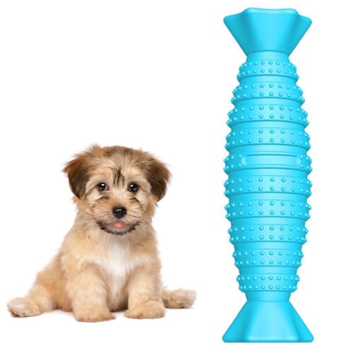 Kapmore Hunde-Kauspielzeug zum Zahnen, kreative Süßigkeitenförmige Welpen-Zahnbürste, Haustierzahnreinigung Kauspielzeug von Kapmore