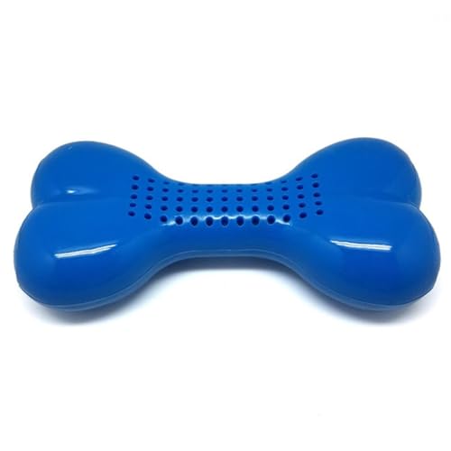Kapmore Interaktives Gummi-Kauspielzeug für Hunde, knochenförmiges, saugfähiges Haustier-Trainings-Bissspielzeug, einfarbig, Outdoor-Wasserspiel von Kapmore