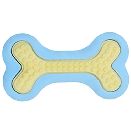 Kapmore Interaktives Gummispielzeug für Welpen, leicht, tragbar, lustige Zahnreinigung, Kauen, gesund, zahnärztlich, langlebig, wiederverwendbar von Kapmore