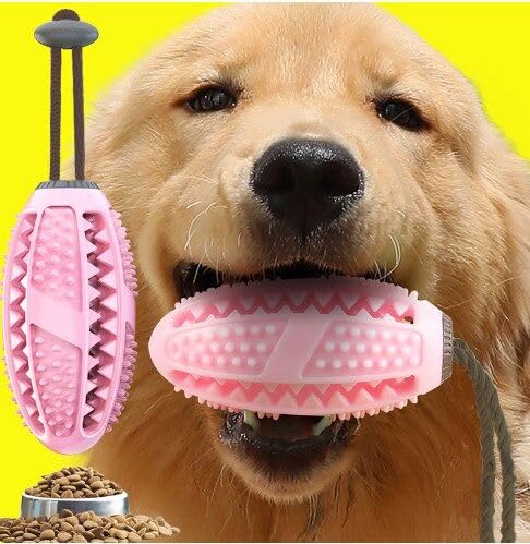 Kapmore Interaktives Welpen-Beißspielzeug Puzzle für Hunde - Stabiler, leichter, lustiger Gummi-Beißball von Kapmore