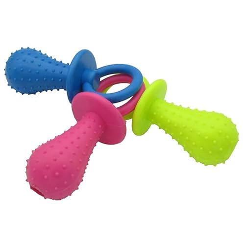 Kapmore Kauspielzeug für Hunde mit Glocke, interaktives Gummi, 3 Stück, quietschende Form, Brustwarze, Zahnen Kapmore Kauspielzeug für Hunde mit Glocke, interaktives Gummi, 3 Stück, quietschende Form, Brustwarze, Zahnen von Kapmore