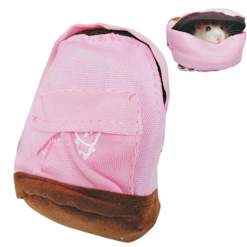 Kapmore Kleine Haustiertasche: Outdoor-Reisetasche mit Reißverschluss für Miniaturtiere, hängender tragbarer Stoffkäfig von Kapmore