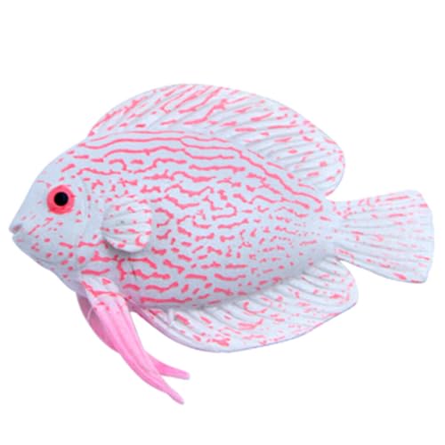 Kapmore Lebensechte künstliche Fische aus Silikon, klein, leuchtend, stimuliert, realistisch, künstliche Ornamente, Simulationsfisch, leuchtend von Kapmore