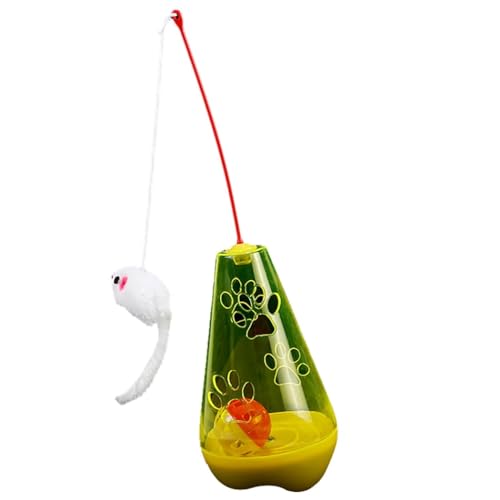 Kapmore Leichtes interaktives Tumbler-Spielzeug für Katzen mit integrierter Glocke – niedliches und lustiges Übungsspielzeug für Haustiere von Kapmore