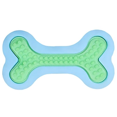 Kapmore Lustiges interaktives Welpenspielzeug für Zahngesundheit – leichtes, tragbares und wiederverwendbares Kauspielzeug aus Gummi für die Zahnreinigung von Kapmore