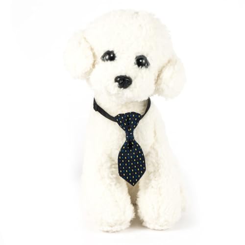 Kapmore Verstellbare Haustier-Krawatte, elastisch, ausgefallen, niedlich, Stoffhalsband für Hunde, Katzen, Party-Zubehör von Kapmore