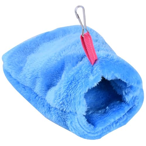 Kapmore Winter-warmes Hamsterbett für kleine Haustiere, winddichter Käfigschlafsack mit Plüschmaterial, atmungsaktiver Ruheplatz von Kapmore
