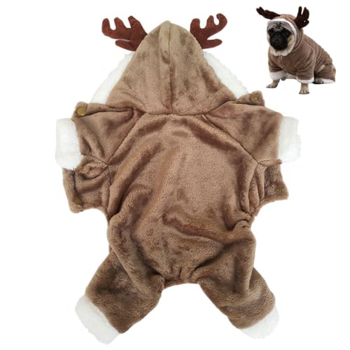 Kapuzenpullover für den Winter, Haustier, Hund, Rentier, Cosplay, Elch, niedlich, lustiges Kostüm, Weihnachten Kapuzenpullover für den Winter, Haustier, Hund, Rentier, Cosplay, Elch, niedlich, lustiges Kostüm, Weihnachten von Kapmore
