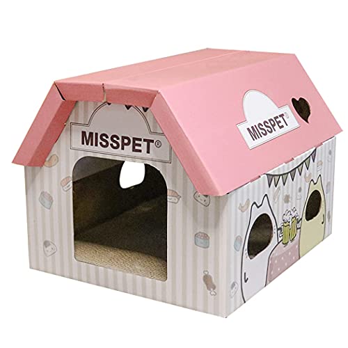 Katzenkratzer Karton Haus Spielzeug Käfig Bett Wellpapier Kreatives Haustier Lovely Cartoon Kratzen Dekorativ Katzenkratzer Karton Haus Spielzeug Käfig Bett Wellpapier Kreatives Haustier Lovely Cartoon Kratzen Dekorativ von Kapmore
