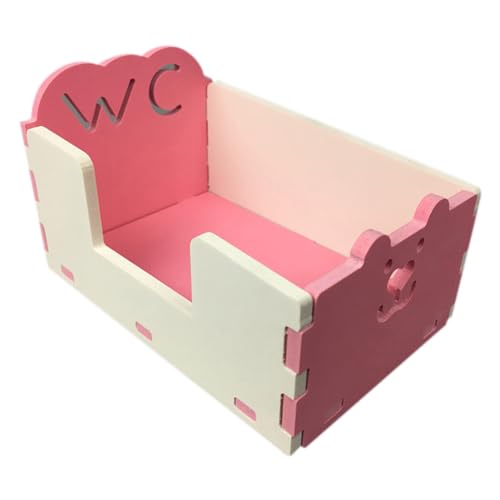 Sandkastentoilette für Hamster, robuster Kunststoff, leicht zu reinigende Kleintiertoilette von Kapmore