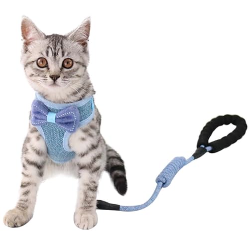 Weiches, niedliches, ausbruchsicheres Katzengeschirr mit atmungsaktiver Leine Weiches, niedliches, ausbruchsicheres Katzengeschirr mit atmungsaktiver Leine von Kapmore