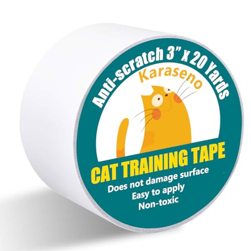 MegiaExist Anti Cat Scratch Tape: 3 inches x 20 Yards Cat Training Tape, 100% Transparent Clear Double Sided Deterrent Tape Furniture Protector MegiaExist Anti Cat Scratch Tape: 3 inches x 20 Yards Cat Training Tape, 100% Transparent Clear Double Sided Deterrent Tape Furniture Protector von Karaseno