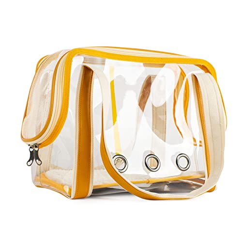 Transportbox für Katzen, transparente Tragetaschen mit Mesh-PVC-Taschen von Karlak