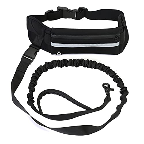 Verstellbarer Hüftgurt Freihändige Hundeleine für Lauftraining Walking Pet Leash Gürteltasche von Karlak