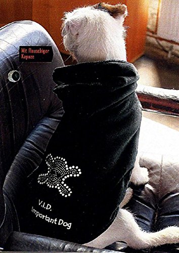 KARLIE Hundemantel V.I.D. FLEECE Totenkopf mit Kapuze schwarz 30cm für Hunde von Karlie Flamingo