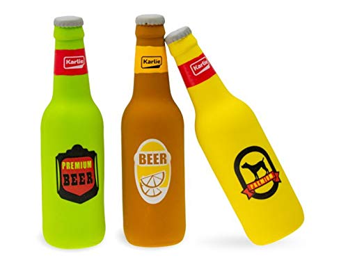 Karlie GmbH Latex Dog Toy Bierflasche mit Squeaker Karlie GmbH Latex Dog Toy Bierflasche mit Squeaker von Beeztees