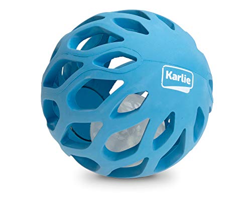 Karlie Gitterball mit TPR LED Leuchtkugel ø: 11.5 cm blau von Karlie