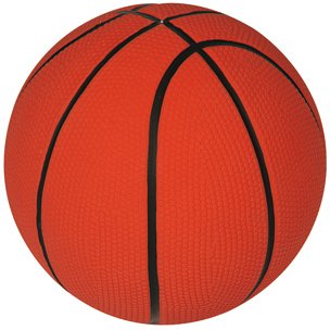 Hundespielzeug: 3 x gefüllter Basketball aus Latex Ø 13cm #501992 von Karlie