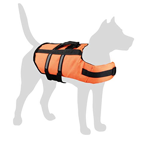 Karlie 503059 Aqua Top Hunde Schwimmweste, M, orange von Karlie