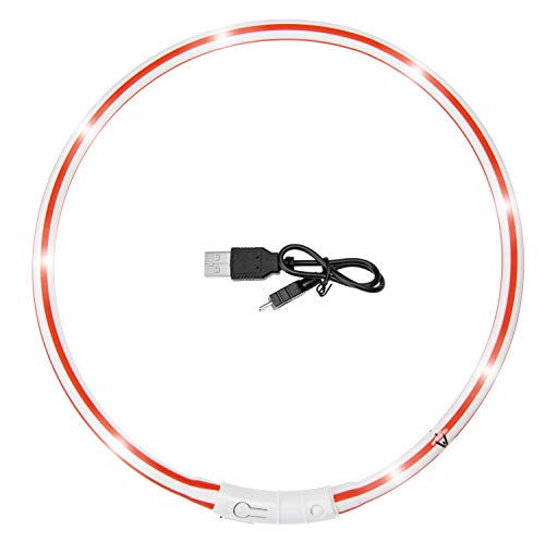 Karlie Visio Light LED Schlauchhalsband L: 20 - 70 cm rot-weiss Karlie Visio Light LED Schlauchhalsband L: 20 - 70 cm rot-weiss von Karlie