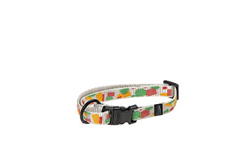 Karlie Art Sportiv Plus Halsband verstellbar mit gedrucktem Motiv Mix and Match L: 20 - 35 cm B: 10 mm Tropic von Karlie