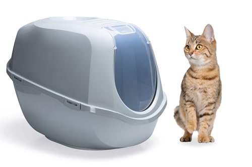 Karlie 522868 XL GROSSE Katzentoilette Mega Smart Cat Eco, L: 66 x B 46 x H 49 cm grau Karlie 522868 XL GROSSE Katzentoilette Mega Smart Cat Eco, L: 66 x B 46 x H 49 cm grau von Karlie