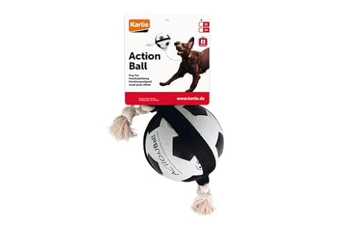 K&F Actionball Fußball, 12,5 cm, Weiß/Schwarz von Karlie
