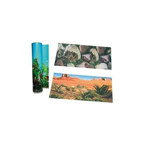 KARLIE Aquarium Dekoration RÜCKWAND Rock/Land 61CM Rolle von Karlie