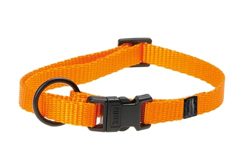 Karlie Art Sportiv Plus Halsband verstellbar neue universal Farben Mix and Match L: 20 - 35 cm B: 10 mm XS orange von Karlie