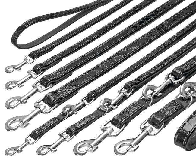 Karlie BUFFALO KROKO Büffelleder-Leine - Schwarz - 18 mm, 100 cm Karlie BUFFALO KROKO Büffelleder-Leine - Schwarz - 18 mm, 100 cm von Karlie