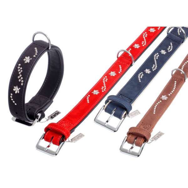 Karlie Buffalo Noble Halsband - Rot/Schwarz - 40 mm / 65 cm Karlie Buffalo Noble Halsband - Rot/Schwarz - 40 mm / 65 cm von Karlie