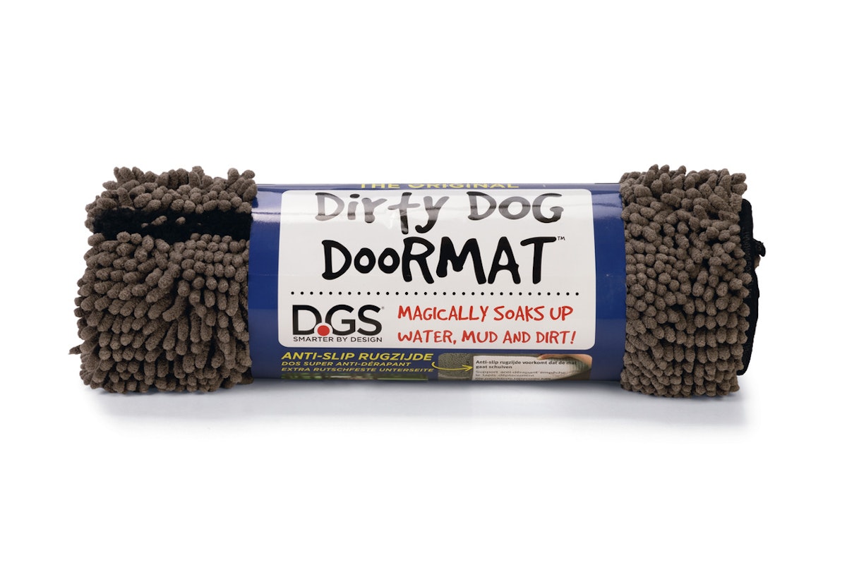 Karlie Dirty Dog Doormat 78 x 51 Centimeter grau Hundefußmatte von Karlie