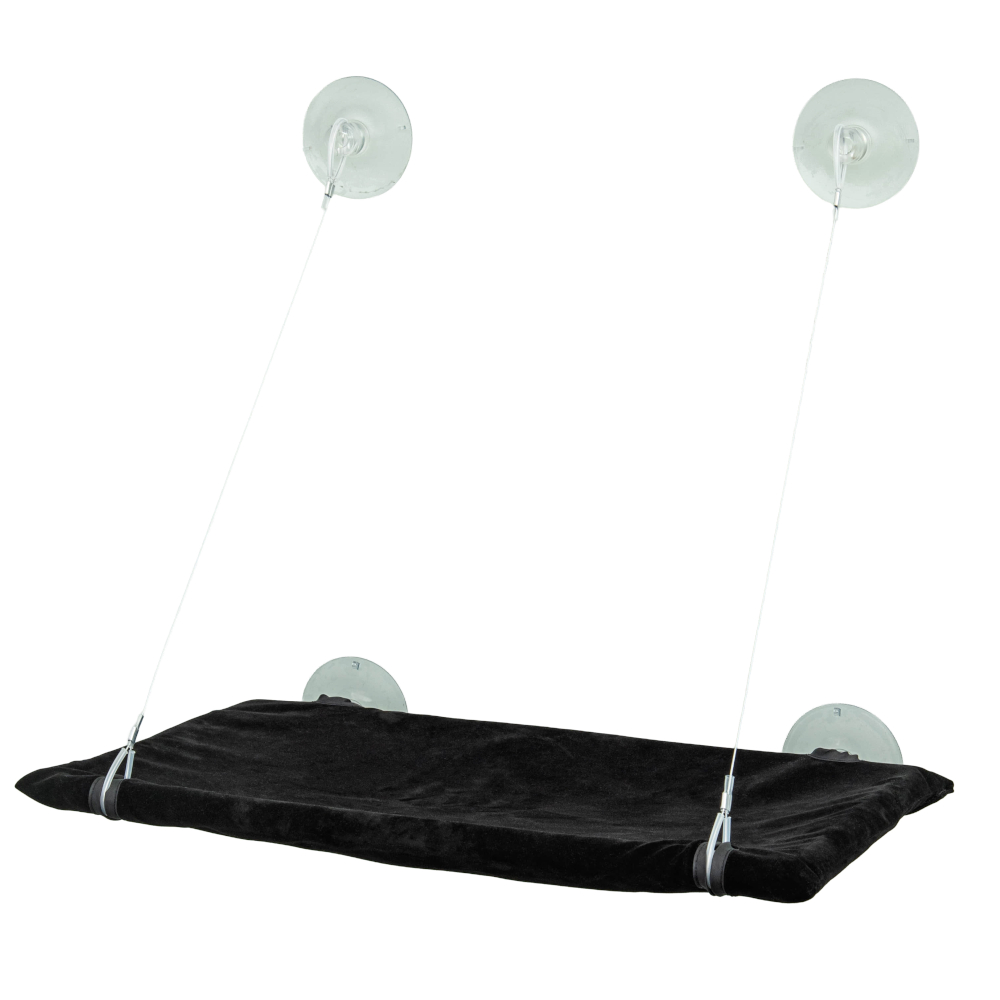 Karlie Fensterliege, schwarz - L 51,5 x B 31 x H 2,5 cm von Karlie