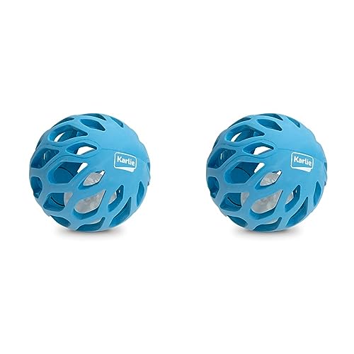 Karlie Gitterball mit TPR LED Leuchtkugel ø: 11.5 cm blau (Packung mit 2) von Karlie