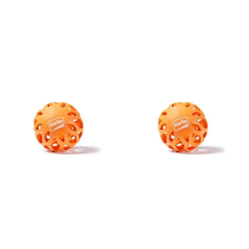 Karlie Gitterspielball, Gummi Koko ø: 8 cm orange (Packung mit 2) von Karlie