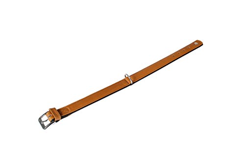 Karlie Halsband Elegance Kalbsleder, 50cm x 30mm, Cognac,Schwarz Karlie Halsband Elegance Kalbsleder, 50cm x 30mm, Cognac,Schwarz von Karlie