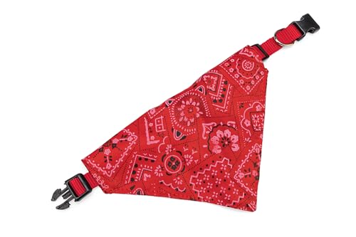 Karlie Halsband mit Halstuch, Nylon, Rot, 22-35x1 cm Karlie Halsband mit Halstuch, Nylon, Rot, 22-35x1 cm von Karlie