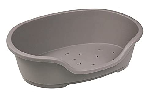 Karlie Haustierkorb Domus L: 80 cm B: 61 cm H: 26 cm warm-grau 80 cm Innenfläche Karlie Haustierkorb Domus L: 80 cm B: 61 cm H: 26 cm warm-grau 80 cm Innenfläche von Karlie