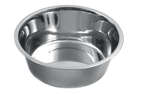 Karlie INOX, Hundenäpfe, Edelstahl, Silber, 4050 ml, Durchm. 21-29 cm von Karlie