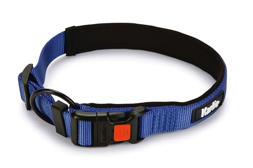 Karlie Art Sportiv Premium, Hundehalsbänder, Nylon, Blau, 50-55x2,5 cm von Karlie